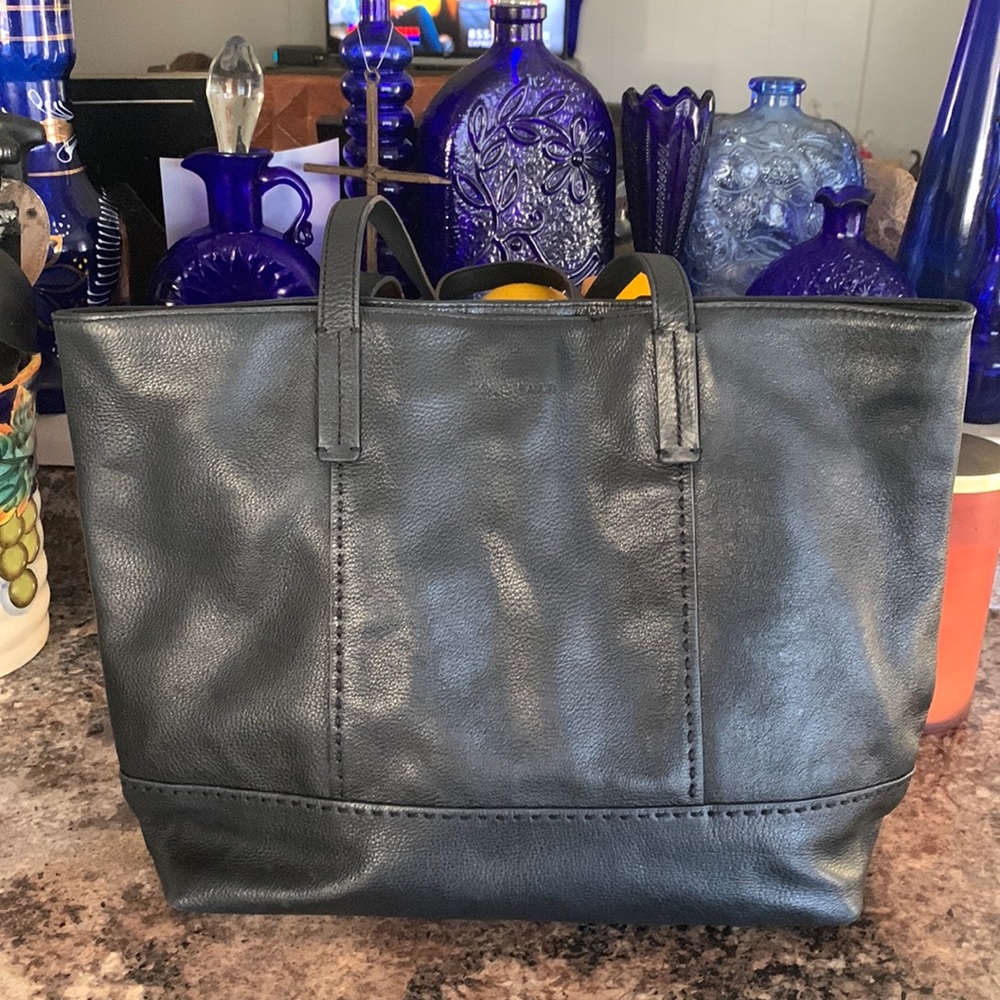 Cole Haan Black Leather Tote